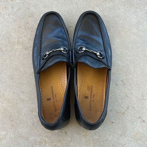 Martin Dingman Addison Horse Bit Calf-Skin Loafer Men’s Sz 13 - Picture 8 of 16